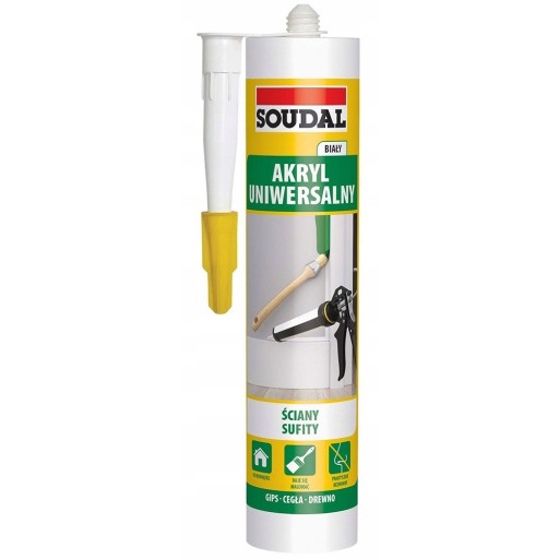 AKRYLOVÝ UNIVERZÁLNY TESNENIE BIELY SOUDAL 280 ml