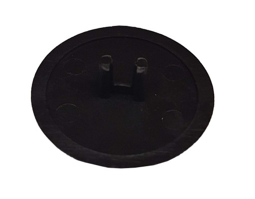 30mm zástrčka pre excentr F25mm, čierna, 20 ks