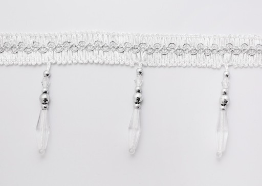 CRYSTAL BEADS Dekoratívna PÁSKA na závesy
