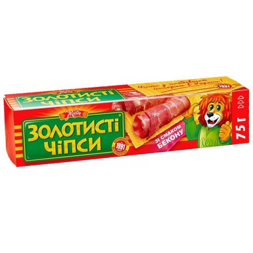Jaivir Złociste chipsy s príchuťou slaniny 100g