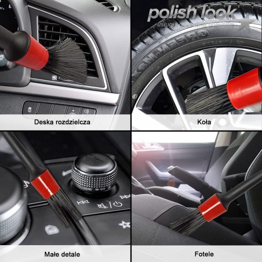 Sada na čistenie štetcov na detailing štetce na detailing 5 ks