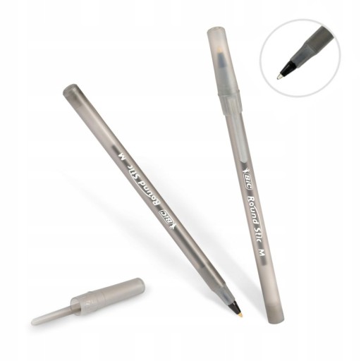 BIC Round M guľôčkové pero čierne 1mm jednorazové