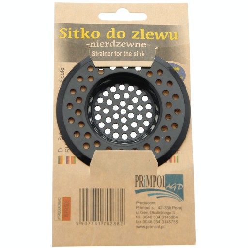 Sitko filter do vane Umývadlo Sprchový vanička Odtok 7cm
