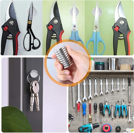 NEODYMOVÝ MAGNET okrúhly VALEC SILNÝ SET MALÉ okrúhle magnety 10ks