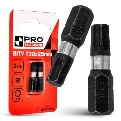 NÁRAZOVÉ HROTY ÚRAZOVÝ BIT SILNÝ SKRUTKOVACÍ BIT TX30 25 MM