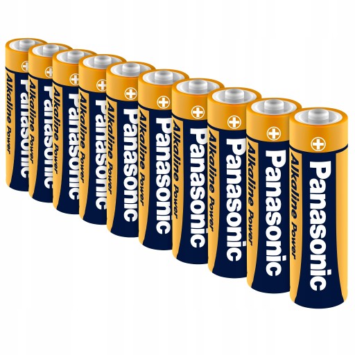 10x VÝKONNÁ ALKALICKÁ BATÉRIA PANASONIC LR6 AA 1,5V