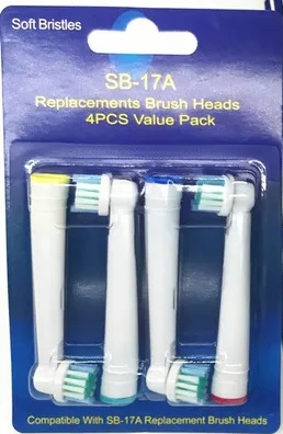HLAVICE NA ZUBNÚ KEFKU ORAL-B BRAUN SB-17A