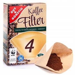G&G EDEKA Papierové filtre na kávu 4 100 ks.