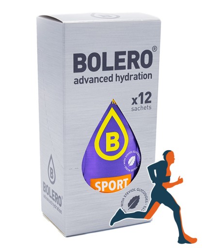 BOLERO SPORT Tyčinky ZERO cukor pomaranč 12 ks.