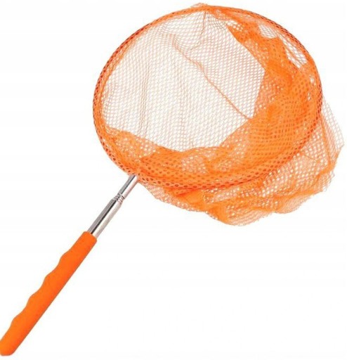 TELESKOPICKÁ SIEŤ NA LAVENIE MOTÝĽOV, RÝB, HMYZU