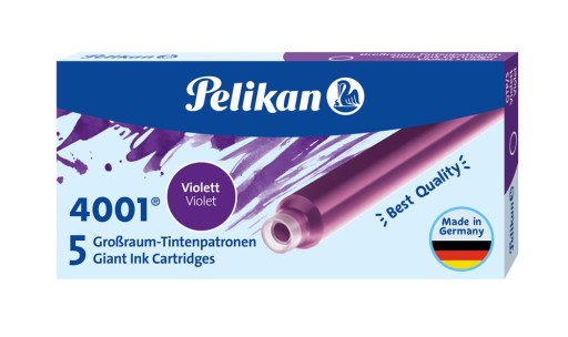 PELIKAN NÁPLŇKY PER DLHÉ 5 ks GTP/5 FIALOVÁ