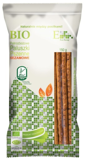 CELOZRNNÉ FICKS SO SEZAMOM BIO 150 g - ENVO