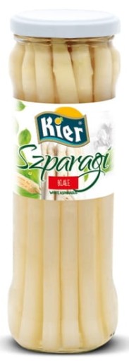Prémiová biela špargľa v tégliku 330g KIER