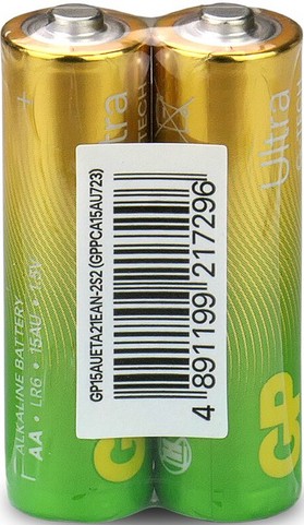 2x GP ULTRA G-TECH Alkalická alkalická batéria AA LR6 R6