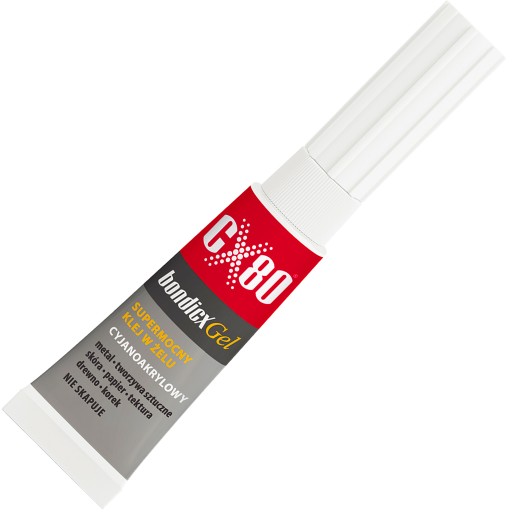 CX80 BONDICX GEL 3G VEĽMI SILNÉ UNIVERZÁLNE LEPIDLO