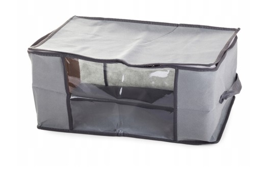 Priestranný box, veľký organizér na uloženie posteľnej bielizne, 45x30x20