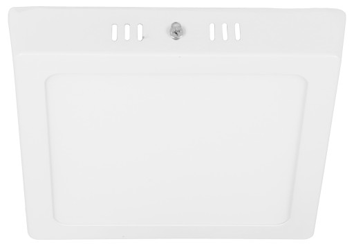 Prisadený LED panel 12W, neblikavý, CCD, štvorcový, silný, neutrálny
