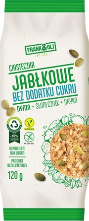 Tekvicové a slnečnicové jablkové sušienky od Frank&Oli