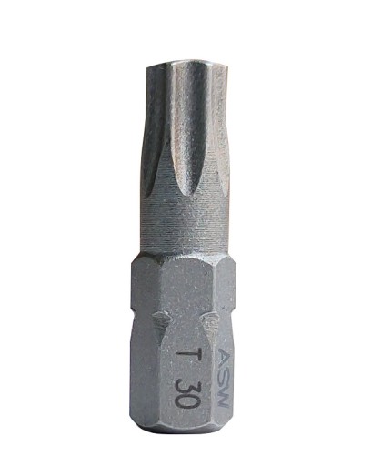 TX30 TORX 30 bitov nerezový skrutkovací bit GROT 1/4