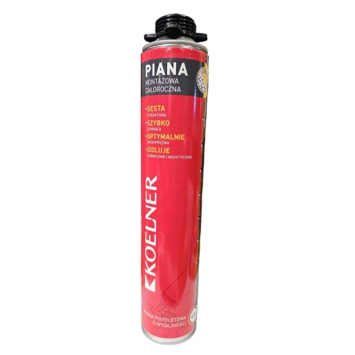 Univerzálna celosezónna polyuretánová pena -10 +30 750ml Koelne