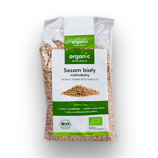 BIO Nelúpaný biely sezam (150g) - BIO
