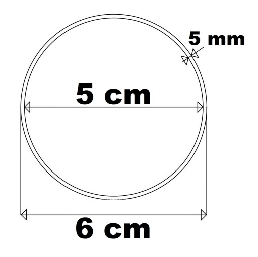 6 cm /6 ks Circle Hoop Lapač snov Macrame Scrabki