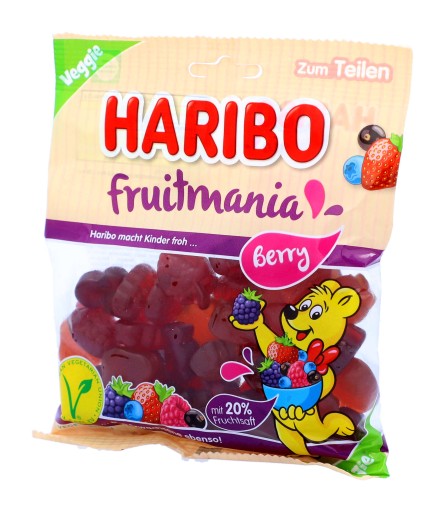 HARIBO Fruitmania Berry Fruits of the Forest želé 160g DE