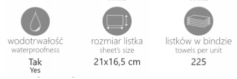 Ellis Obrúsky 2-vrstvové servírovacie obrúsky 21x16,5 cm 1 zakladač 225 ks