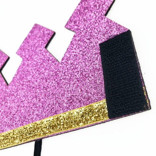 K prvým narodeninám Crown čelenka ONE ROK ANNIVERSARY Pink 1