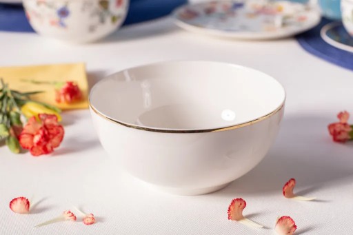 Porcelánová šalátová misa Altom Design Bella Złota Linia 14 cm 630 ml