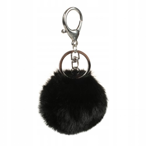 Ozdobná Pompom Deep Black kabelka Humbag Obag