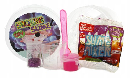 SLIME SADA NA VÝROBU LEPIDLA LEPIDLA Rôzne vzory