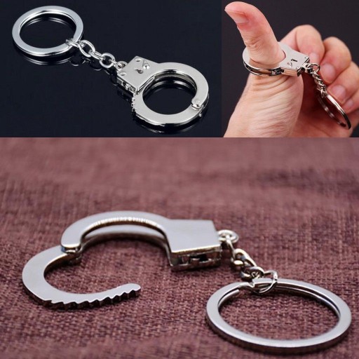 HANDROCKS KEYRING - antistresový GADGET - strieborný KOV