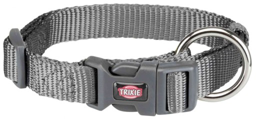 Trixie PREMIUM nylonový obojok pre psov S-M; Grafit