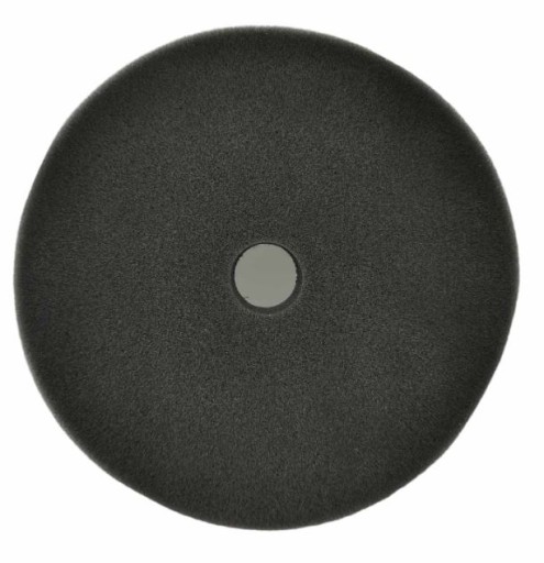 Čierna špongia, leštiaci vankúšik na suchý zips, priemer 125 mm. mäkké