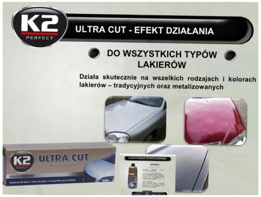 K2 ULTRA CUT PRE EFEKTÍVNE ODSTRAŇOVANIE ŠKRABINCOV 100g 951