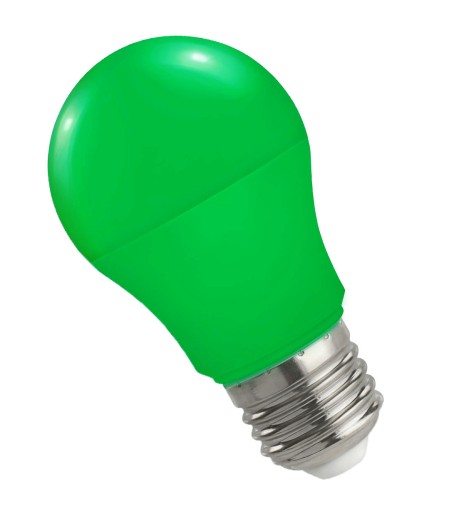 Zelená LED ozdobná girlandová žiarovka, ozdobný svetelný zdroj E27, 4,9W