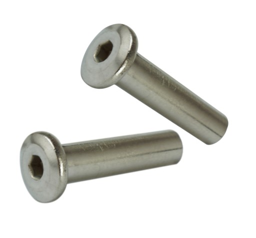 Spojovacia matica, typ Ericson, nehrdzavejúca oceľ, plochá hlava M4 x 20 mm