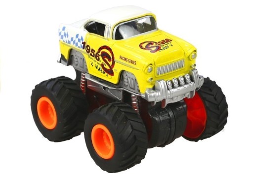 Auto 4x4 klasický model na veľkých kolesách 4 farby