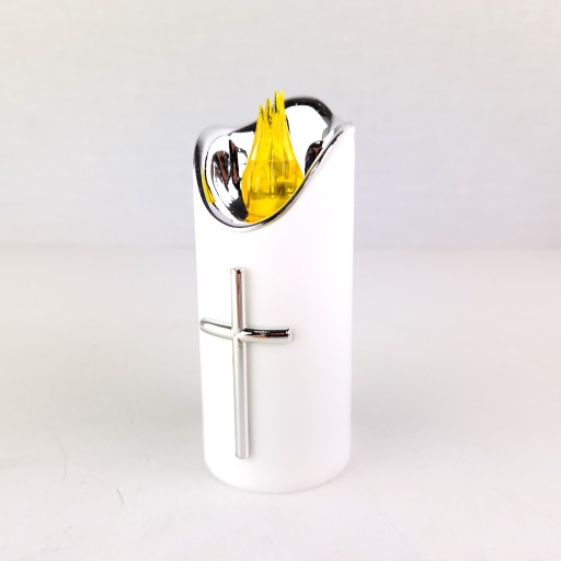 VEĽKÁ LED VLOŽKA DO SVIEČKY NA NAPÁJANIE BATÉRIOU 12,5cm PRE GRANES VLOŽKY DO SVIEČKY