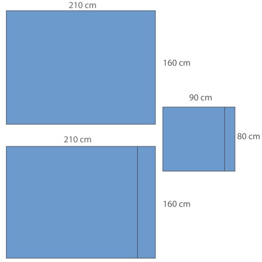 Jednorazové obliečky SMS netkané 18g 160x210 cm 1 sada ponuka Business