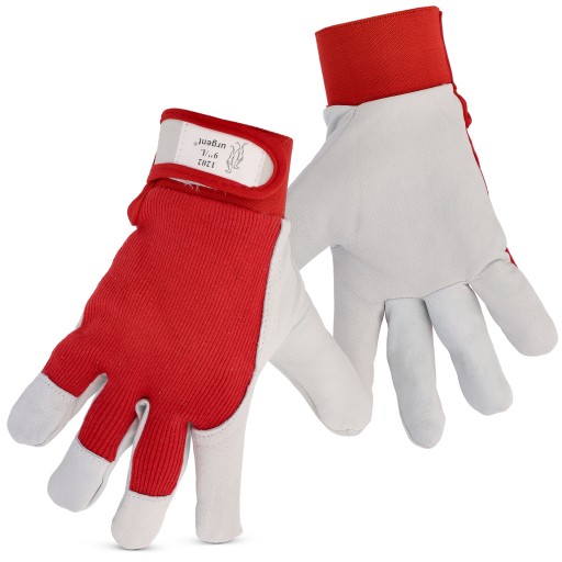 Kožené pracovné rukavice Velcro Goat Leather Strong