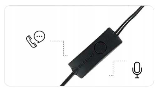 Slúchadlá 3,5 mm audio Jack Samsung EHS61ASFBE čierny GH59-15063A