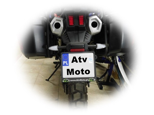 Rám poznávacej značky motocykla AtvMoto