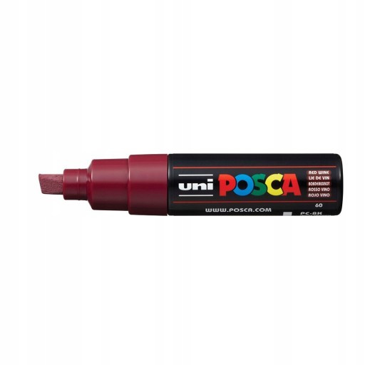 MARKER s UNI POSCA PC-8K DARK RED farbou