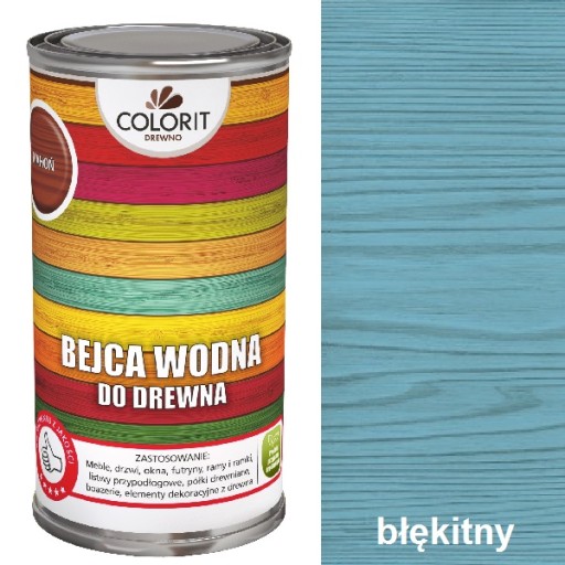 Moridlo na drevo na vodnej báze COLORIT 0,5 l ŠEDÁ