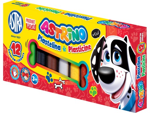 PLASTICINA 12 farieb ASTRINO ASTRA