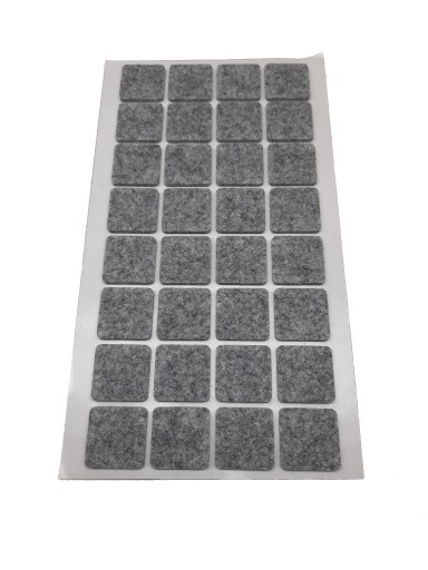 TVRDÉ PLSTENÉ PODLOŽKY PRE SIVÝ NÁBYTOK 25X25 POWER
