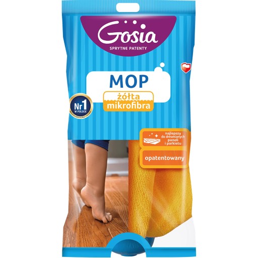Vložka do mopu Gosia žltá z mikrovlákna