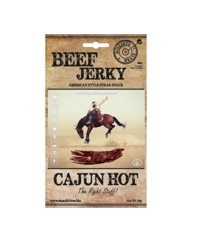 Bullseye Meats Beef Jerky Cajun Hot